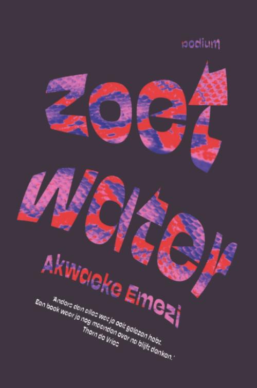Dit is de afbeelding van het boek Zoetwater
