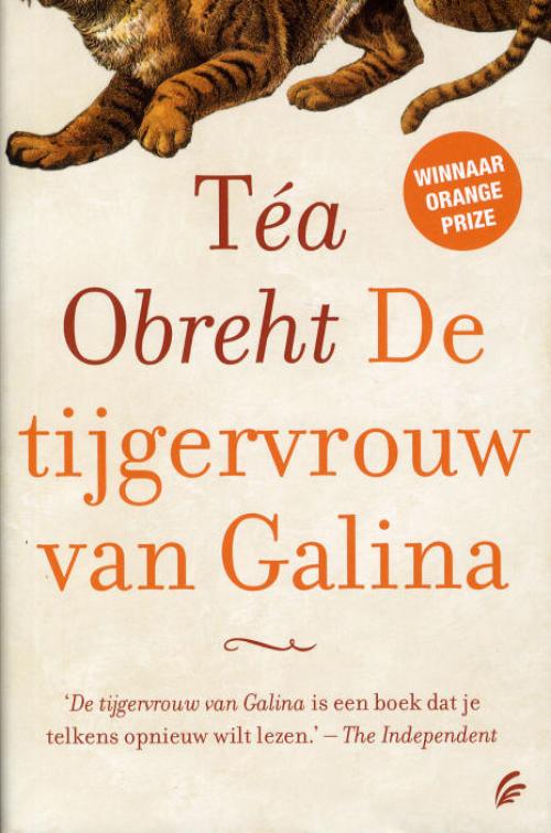 Dit is de afbeelding van het boek De tijgervrouw van Galina